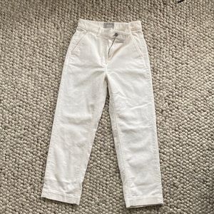 Everlane Ivory Corduroy Pants